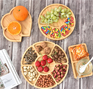 Plateaux et assiettes en bambou écologiques en gros, personnalisables, solides, de qualité alimentaire, durables, vaisselle classique, boulangeries, hôtels, cadeaux - Product Image 2