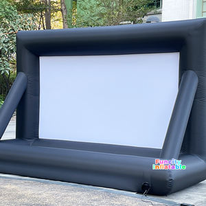 Funcity <span class=keywords><strong>prix</strong></span> d'usine personnalisé extérieur portable blanc double face <span class=keywords><strong>gonflable</strong></span> film TV cinéma écran pour fête événement - Product Image 6