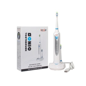 IPX7 Adult 3 Mode <strong>UK</strong> US Europe Adapter 40000 VPM Medium Bristle Wireless Charging Sonic <strong>Toothbrush</strong> - Product Image 5