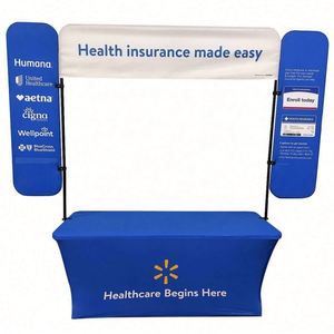 Promotion Display Accessories Set Table Cloth <b>Top</b>-Up <b>Feather</b> Flag Banner - Product Image 2