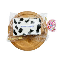 Squishy en silicone artisanal en forme de briquette de lait, texture super argileuse, anti-stress, à presser, en forme de dumpling