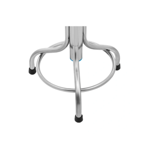 Tabouret industriel en acier inoxydable, chaise de laboratoire avec hauteur réglable et <span class=keywords><strong>siège</strong></span> solide - Product Image 3
