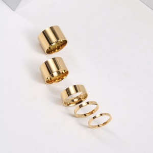 Personalized Stainless Steel <b>Ring</b> Engraved Initial Letter <b>Ring</b> <b>Blanks</b> - Product Image 1