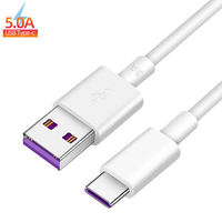 Kabel Data USB C pengisi daya cepat, ponsel Android tipe C, pengisian cepat, 5A, 1M, kabel Data USB C, pengisian cepat, 40W PD