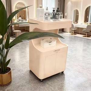 Chariot de Barbier Moderne Haut de Gamme en Plastique 2026, Portable, à 4 Roues, Multifonctionnel, Chariot de Rangement Durable pour Salon et Pédicure - Product Image 4