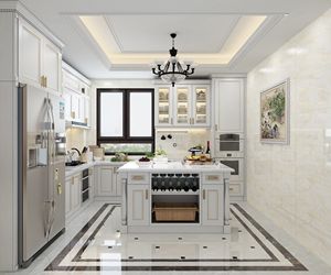 Luxury Modular Kitchen Solid <b>Wood</b> <b>Cabinet</b> Customizable Waterproof Eco-Friendly Plywood Made in China - Product Image 2