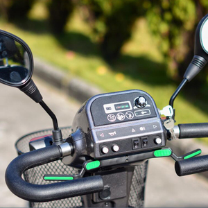 Scooter électrique à mobilité à <span class=keywords><strong>4</strong></span> roues à double siège homologué CE avec marche arrière pour personnes handicapées - Product Image 6