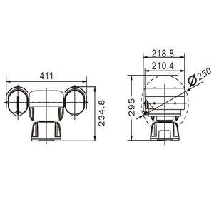 Heavy Duty Auto Speed Thermal Visible Doule 40x 4K IP PTZ <b>Camera</b> 360degree Pan 90degree Tilt <b>Camera</b> Heavy Duty Auto Speed Therma - Product Image 2