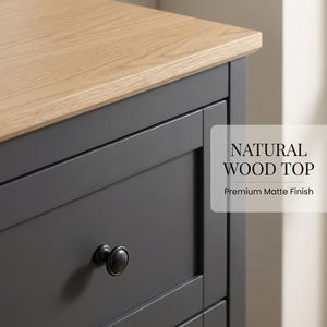 <span class=keywords><strong>Armoire</strong></span> de rangement en bois avec porte en verre haute et 2 tiroirs - Meuble de salon moderne, grande capacité et design gain de place - Product Image 4