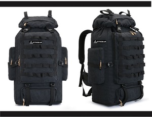 BPL18 C4 100L grand sac à dos de voyage pour hommes 100L toile couette pour Camping en plein air tourisme longue Distance chasse fermeture à glissière - Product Image 1