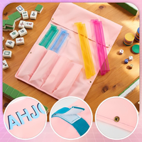 Sac de rangement pliable sur mesure Royal Fair pour Mahjong, avec fenêtre transparente pour les tuiles, sac de rangement et de présentation tout-en-un pour les soirées de jeu