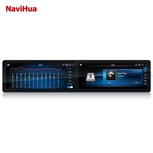 Autoradio Navihua Android 12,3 pouces à double écran, navigation, divertissement pour passagers, CarPlay pour Mercedes C W205 GLC - Product Image 1