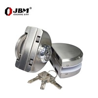 Cerradura Moderna de Acero Inoxidable 201/304 para Puerta Corredera de Vidrio con Llaves, Fácil Instalación, Accesorios sin Marco