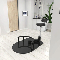 Meilleur fauteuil de barbier ergonomique et durable à rotation 360° pour usage professionnel en salon avec roulettes