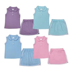 Ensemble de vêtements d'été pour bébés garçons, chemise bleue à manches courtes, poches à carreaux, short - Product Image 5