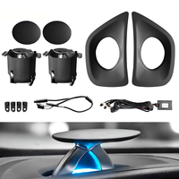 Lumière ambiante intérieure de voiture à commande par application, haut-parleur tweeter décoratif pour Audi A4 A5 A6L A7 Q5 Q7 Q8 C7 C8 Accessoires