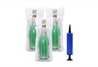 Sac de coussin de colonne d'air antichoc sac de protection d'emballage de transport étanche gonflable pour bouteille de vin