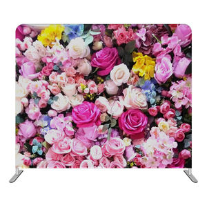 Fondale con Bouquet di Rose, <span class=keywords><strong>Immagine</strong></span> Personalizzata per Matrimoni, Feste, Mostre, Eventi, <span class=keywords><strong>Sfondo</strong></span> Fotografico in Lega di Alluminio - Product Image 6