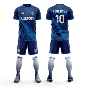 Maillot de football personnalisable LUSON, jaune vitalité, vert, équipement d'équipe, uniformes avec personnalisation du nom et du numéro pour le football - Product Image 4