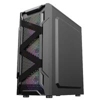 Casing komputer Gaming & Panel samping menara Mid Tower Desktop ATX casing kabinet PC