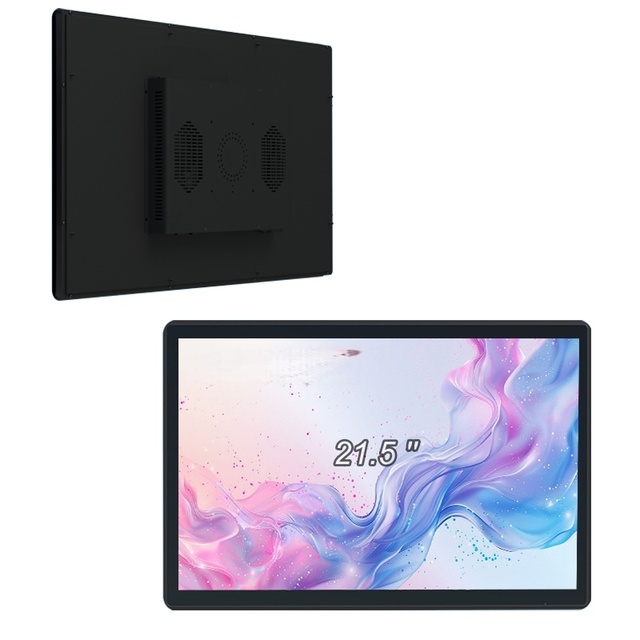 21.5 Inch Embedded Touch Monitor Full HD 1080P Open Frame Capacitive Touch Screen Display IPS LCD 2-Year Warranty Business Use