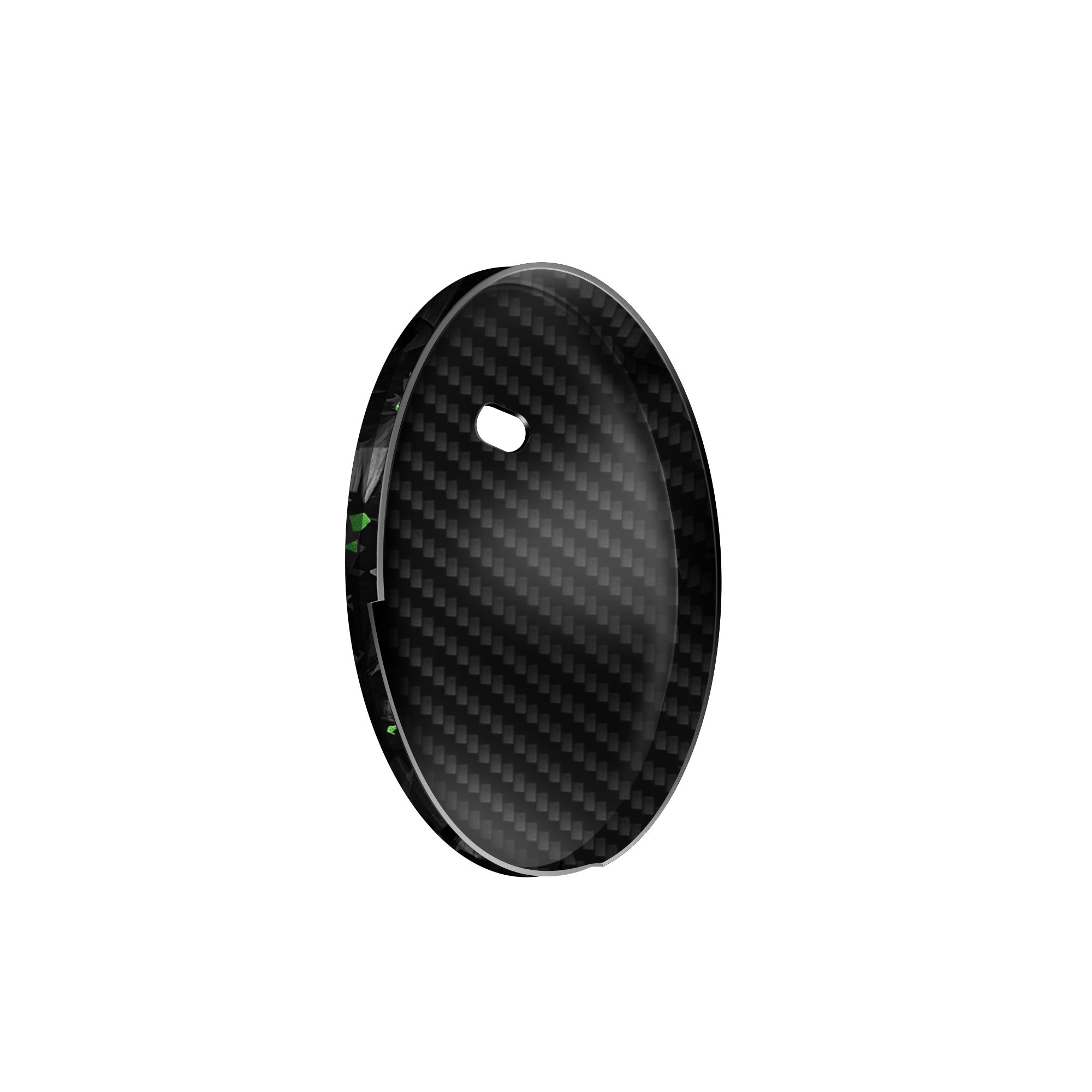 Étui forgé vert brillant