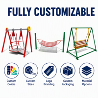 SageDelightRides Module de parc personnalisé, déformable et durable, avec repose-pieds pour enfants, en LLDPE et acier galvanisé, pour Campus Plaza, OEM