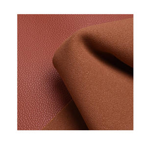 निर्माता स्टॉक लाइची अनाज को एम्बेड किया गया माइक्रोफाइबर पु चमड़े के 1.8 मिमी मोटा टेबल मैट कार बेल्ट सीट को कवर करता है। - Product Image 1