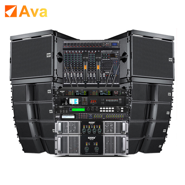 Ava Professional Sound System Outdoor 12 Inch Line Array Speaker Set Audio System Sound Line Array Speaker Sound System