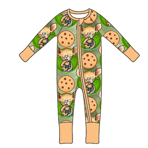 RTS entrega rápida ropa de bambú infantil 95% bambú 5% Spandex pijamas de bebé durmientes conjuntos para niños pequeños peleles con cremallera de bambú Zippy - Product Image 3