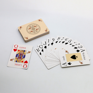 Customized PVC Waterproof Playing Cards Rounded Corners Glossy Finish Personalized Design Paper Poker Cards for <b>Game</b> Use - Product Image 1