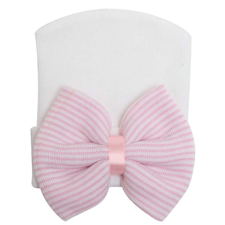 White with pink Bow