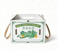 Boîte en plastique ondulé PP écologique, recyclable, réutilisable et pliable pour l'emballage de légumes, fruits, graines, œufs, viande, citrouilles, piments