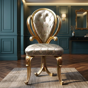 Luxury Designer Royal Convertible Tufted Single Seater <b>Sofa</b> Set Strong Teak <b>Wood</b> <b>Frame</b> Traditional Living Room Interiors - Product Image 6