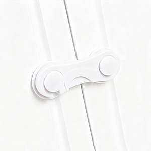 Verrous de sécurité pour armoires pour enfants sans BPA, adhésif sans résidu, loquets réglables pour tiroirs, portes et armoires, essentiels pour la sécurité des bébés - Product Image 5