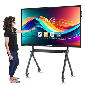 Tableau blanc interactif multimédia AI 4K HD multilingue avec <span class=keywords><strong>OPS</strong></span> intégré pour la salle de classe, la formation professionnelle, les conférences et les présentations - Product Image 1