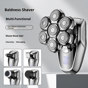 CITICITY Multi-Functional IPX7 Waterproof Replacement Shaving Machine Household Men's 5-In-1 <b>Shaver</b> With Digital Display - Product Image 4