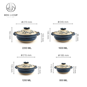 Marmites à soupe en argile <span class=keywords><strong>de</strong></span> Style coréen, ensembles d'ustensiles <span class=keywords><strong>de</strong></span> <span class=keywords><strong>cuisine</strong></span>, Casserole en <span class=keywords><strong>céramique</strong></span> avec couvercle pour usage quotidien domestique - Product Image 4