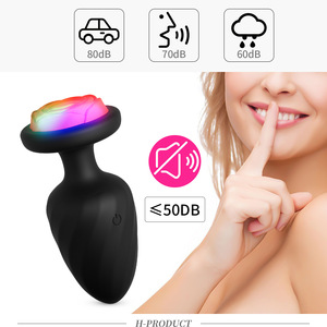 Tapón Anal de silicona grande con logotipo personalizado, vibrador, tapón Anal más grande del fabricante para juguetes sexuales anales femeninos - Product Image 5