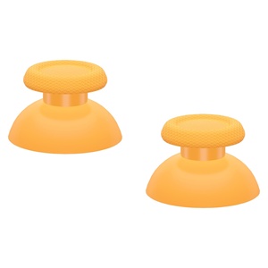 Extremerate ระมัดระวังสีเหลือง thumbsticks ทดแทนติดอะนาล็อกสำหรับควบคุม PS5และ PS4 - Product Image 1
