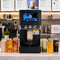 Machine de scellage de canettes PET pour l'emballage de thé à bulles, de jus et de café