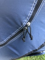 Toilette de camp de tente de douche extérieure portable avec sac de transport pour le camping en plein air et les vestiaires