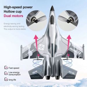 Meilleur planeur en mousse G1 pour <span class=keywords><strong>avion</strong></span>, <span class=keywords><strong>avion</strong></span> à aile fixe 6 axes, jouet volant, modèle de chasseur <span class=keywords><strong>télécommandé</strong></span>, mini <span class=keywords><strong>avion</strong></span> RC pour débutant - Product Image 4