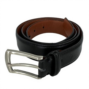 Heavy Duty Genuine Leather Square Steel Buckle Eco Friendly Waterproof Formal Handmade Men's Belt Accessories Gift Ideas - Product Image 5