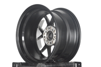 Jantes en alliage noires à lèvre usinée, style deux pièces, 5 branches, à déport profond, 16x7.5J 16x8.75 pouces, 4x100 4x114.3 8x100 8x114.3, jantes Tuner