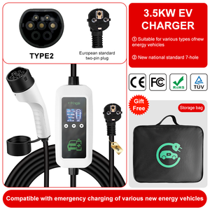E-Mingze 3.5KW 7kw Comercial AC EV <span class=keywords><strong>Cargador</strong></span> Tipo 2 Certificación Global (CE/RoHS) 11KW 22KW WIFI/APP Gestión remota - Product Image 2
