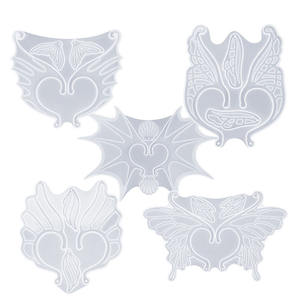 YS elfe oreille Clip papillon fée aile boucles d'oreilles Silicone moule bricolage à la main femmes pendentif breloques ornement résine époxy coulée moule - Product Image 5