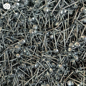 Clous de toiture à tête parapluie en fil d'acier à faible teneur en carbone galvanisé, à tige <span class=keywords><strong>ondulée</strong></span>, de qualité industrielle, pour la construction - Product Image 3