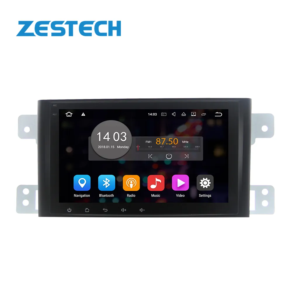 2 Din Auto Dvd Speler Voor Suzuki Vitara Grand Radio Gps Navigatie Stereo Audio Multimedia 1080P Swc Rds