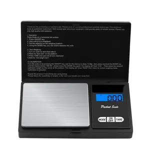Высокоточные цифровые кухонные весы 100 г, 500 г x 0,01 г, ювелирные весы для золота, электронные карманные весы с ЖК-дисплеем